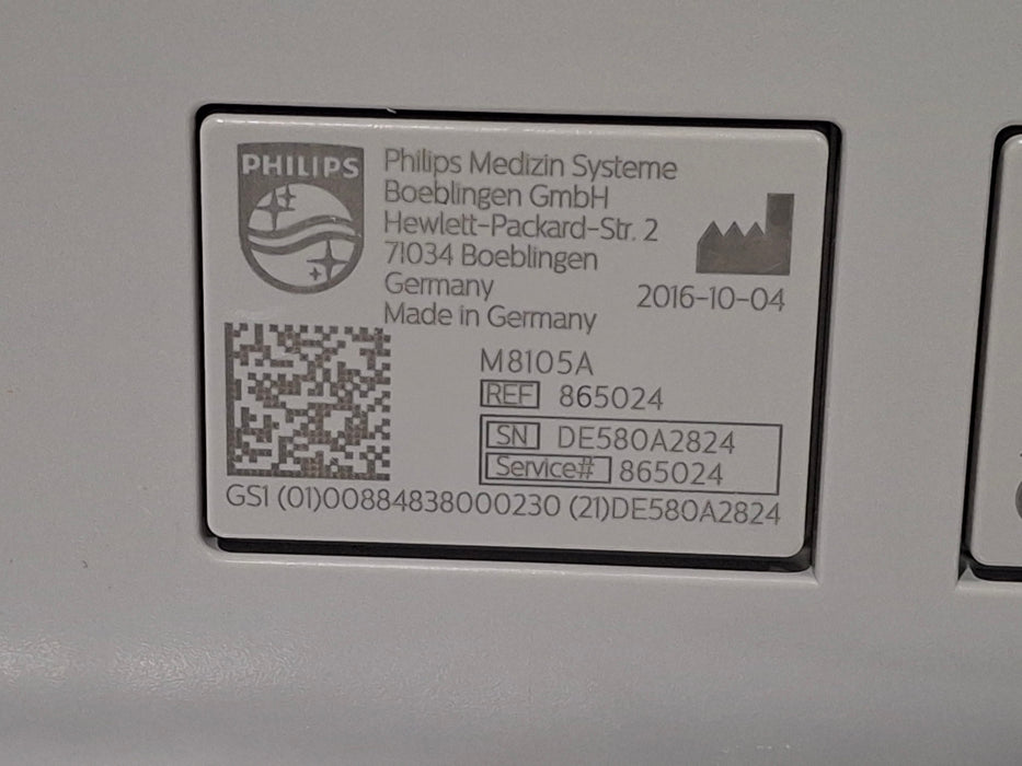 Philips Intellivue MP5 - ECG, Fast SpO2, NIBP Patient Monitor