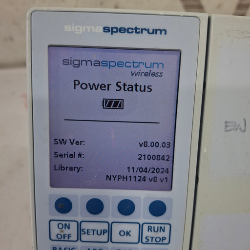 Baxter Baxter Sigma Spectrum 8.00.03 w/o Battery Infusion Pump Infusion Pump reLink Medical