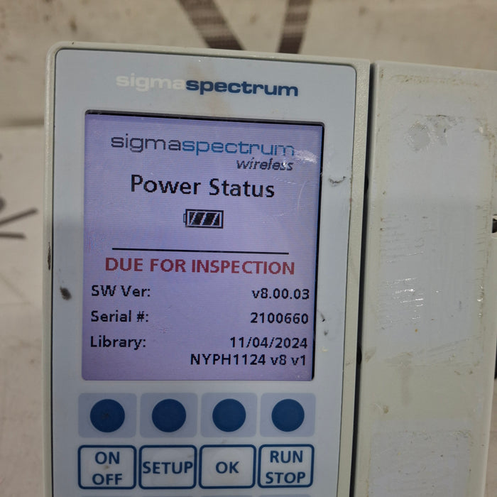 Baxter Baxter Sigma Spectrum 8.00.03 w/o Battery Infusion Pump Infusion Pump reLink Medical