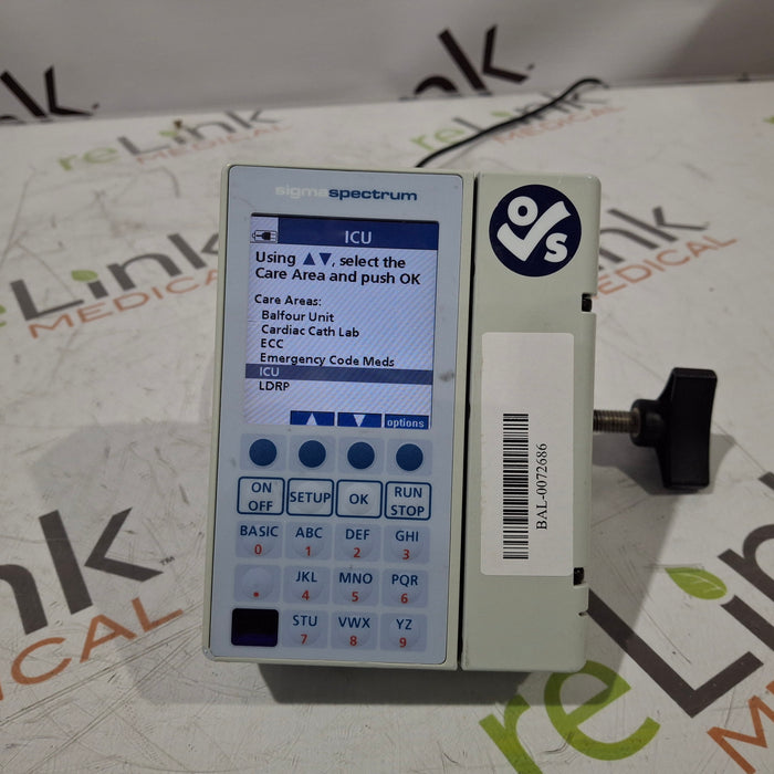 Baxter Baxter Sigma Spectrum 6.05.14 without Battery Infusion Pump Infusion Pump reLink Medical