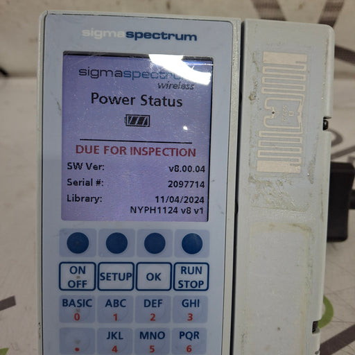 Baxter Baxter Sigma Spectrum 8.00.04 w/o Battery Infusion Pump Infusion Pump reLink Medical