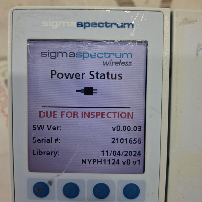 Baxter Sigma Spectrum 8.00.03 w/o Battery Infusion Pump