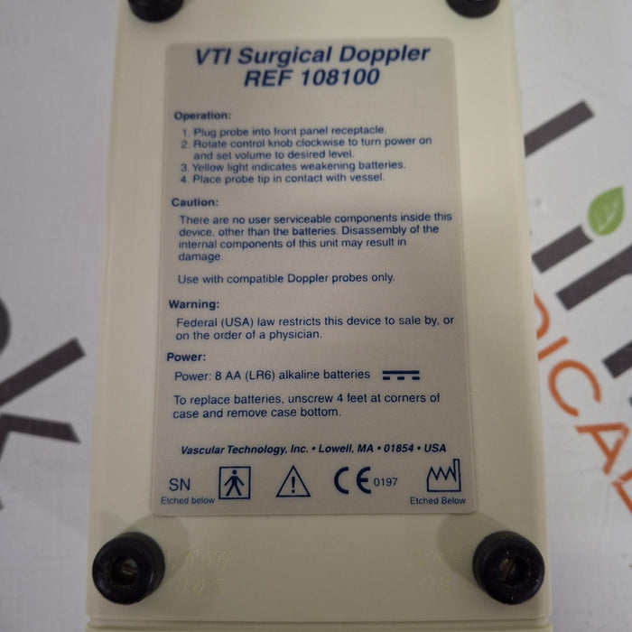 Vascular Technology Inc 108100 VTI Surgical Doppler