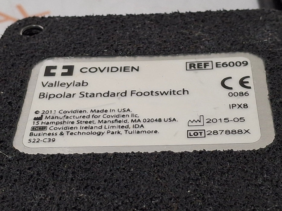 Valleylab E6009 BiPolar Footswitch