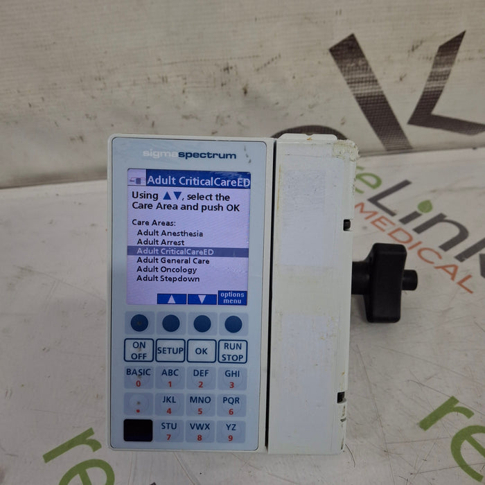 Baxter Sigma Spectrum 8.00.03 w/o Battery Infusion Pump