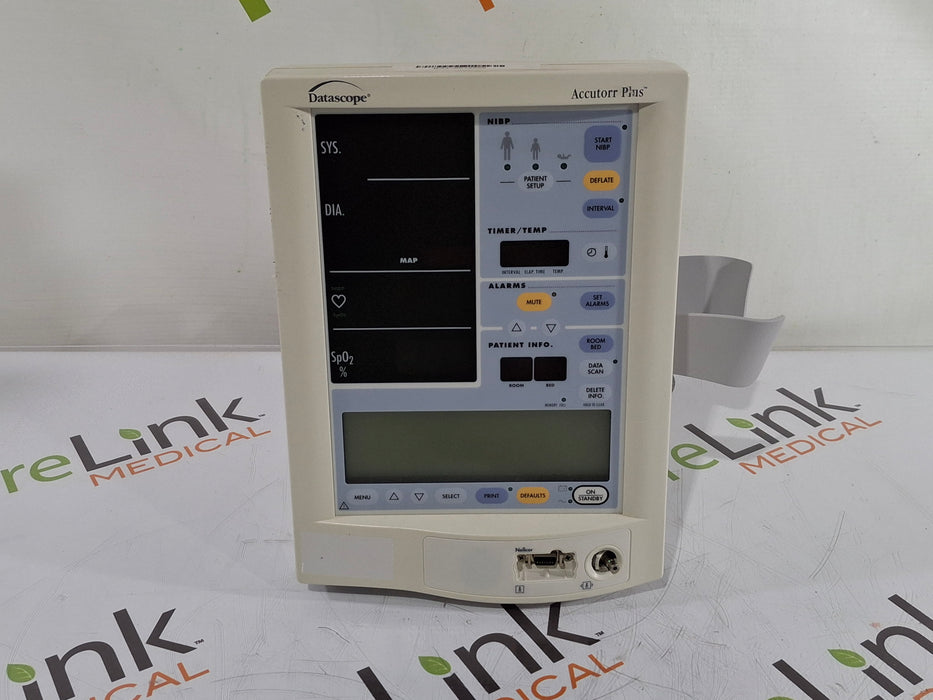 Datascope Datascope Accutorr Plus Vital Signs Monitor Patient Monitors reLink Medical