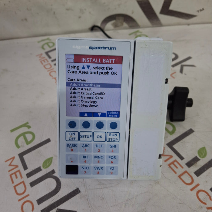 Baxter Sigma Spectrum 8.01.00 w/o Battery Infusion Pump