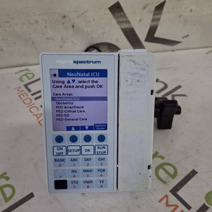 Baxter Baxter Sigma Spectrum 8.01.00 w/o Battery Infusion Pump Infusion Pump reLink Medical
