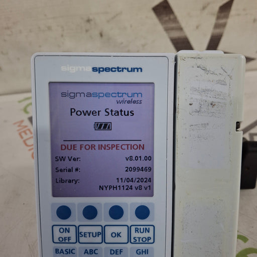 Baxter Baxter Sigma Spectrum 8.01.00 w/o Battery Infusion Pump Infusion Pump reLink Medical