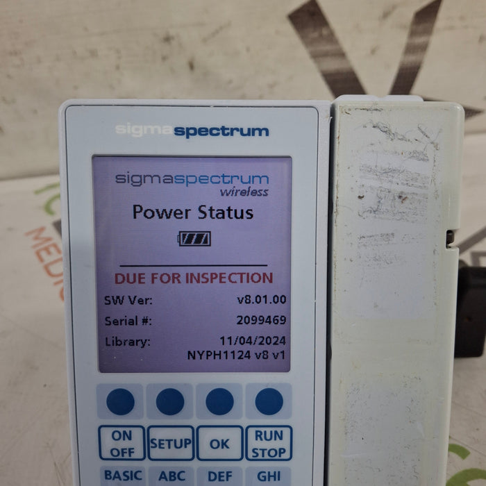 Baxter Baxter Sigma Spectrum 8.01.00 w/o Battery Infusion Pump Infusion Pump reLink Medical