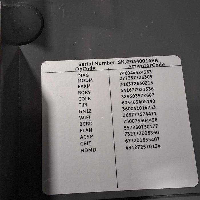 GE Healthcare GE Healthcare MAC 5500 HD ECG without CAM Module Cardiology reLink Medical