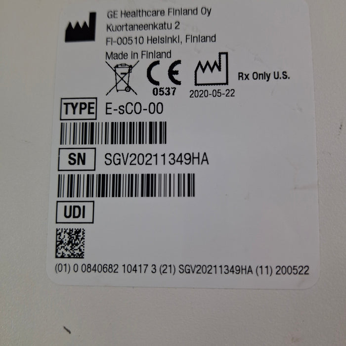 GE Healthcare E-sCO-00 Respiratory Module