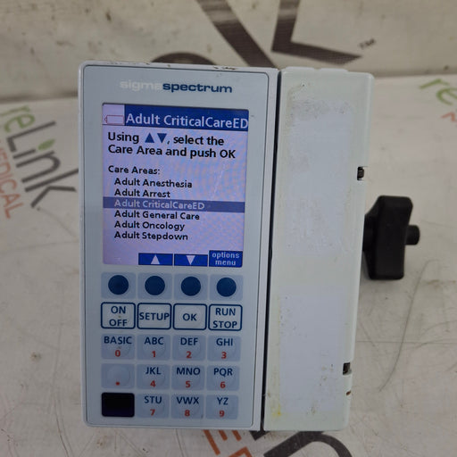 Baxter Baxter Sigma Spectrum 8.01.00 w/o Battery Infusion Pump Infusion Pump reLink Medical