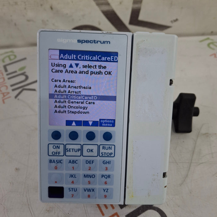 Baxter Baxter Sigma Spectrum 8.01.00 w/o Battery Infusion Pump Infusion Pump reLink Medical