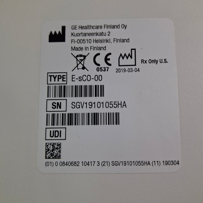 GE Healthcare GE Healthcare E-sCO-00 Respiratory Module Patient Monitors reLink Medical