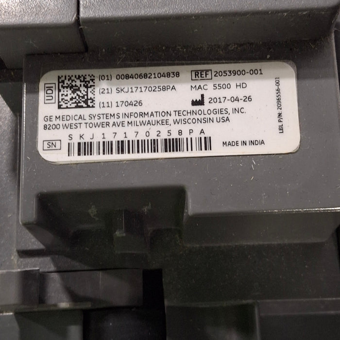 GE Healthcare GE Healthcare MAC 5500 HD ECG without CAM Module Cardiology reLink Medical