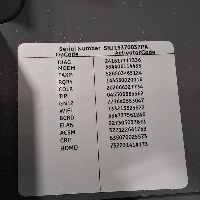 GE Healthcare GE Healthcare MAC 5500 HD ECG without CAM Module Cardiology reLink Medical