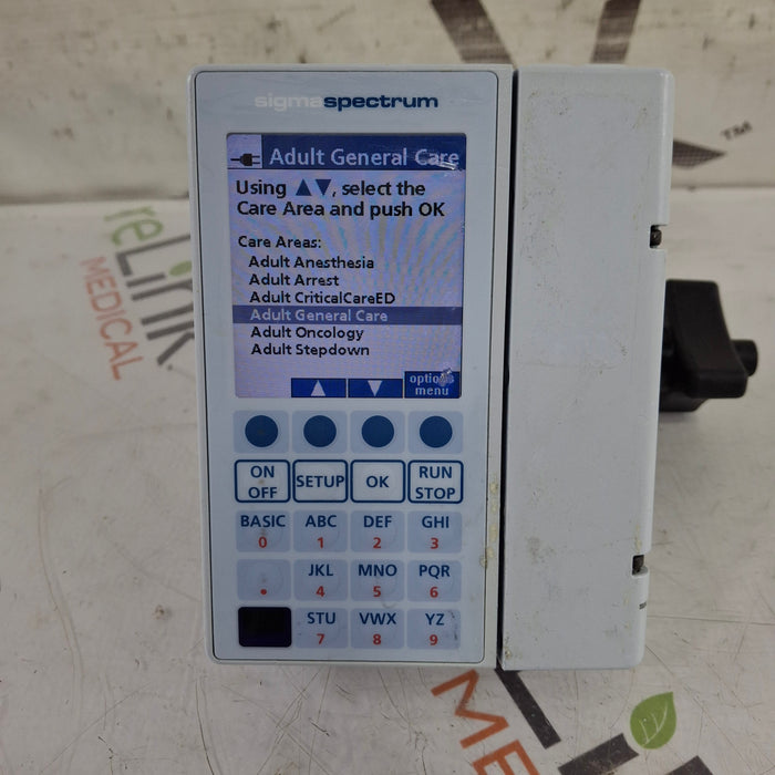 Baxter Baxter Sigma Spectrum 8.00.04 w/o Battery Infusion Pump Infusion Pump reLink Medical