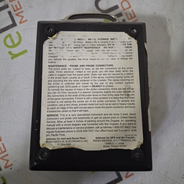 Parks 811 Doppler Flow Detector