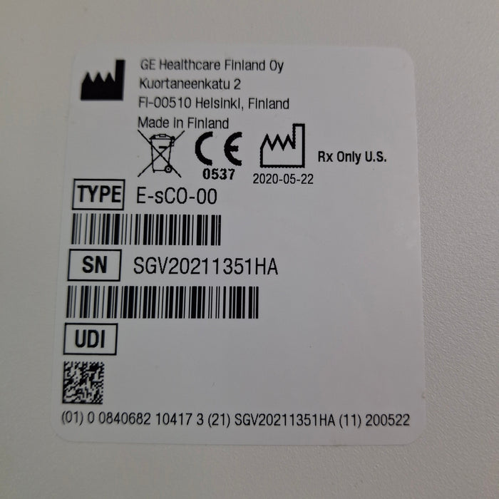 GE Healthcare E-sCO-00 Respiratory Module