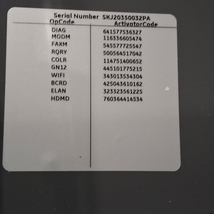 GE Healthcare GE Healthcare MAC 5500 HD ECG without CAM Module Cardiology reLink Medical