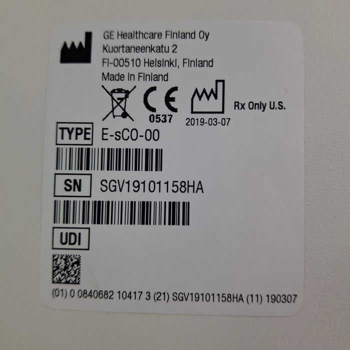 GE Healthcare E-sCO-00 Respiratory Module