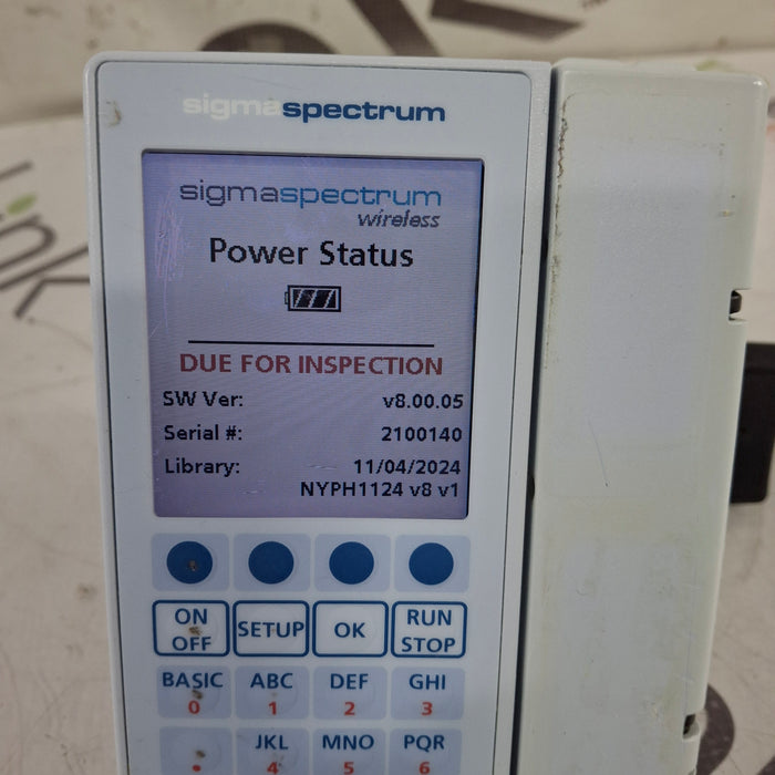 Baxter Baxter Sigma Spectrum 8.00.05 w/o Battery Infusion Pump Infusion Pump reLink Medical