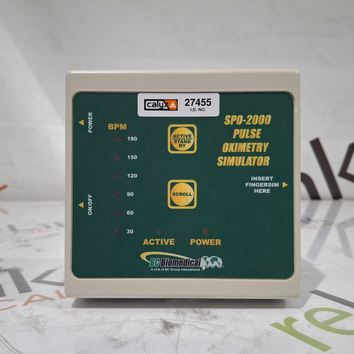 BC Biomedical BC Biomedical SPO-2000 Pulse Oximetry Simulator Test Equipment reLink Medical