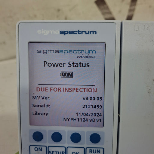 Baxter Baxter Sigma Spectrum 8.00.03 w/o Battery Infusion Pump Infusion Pump reLink Medical