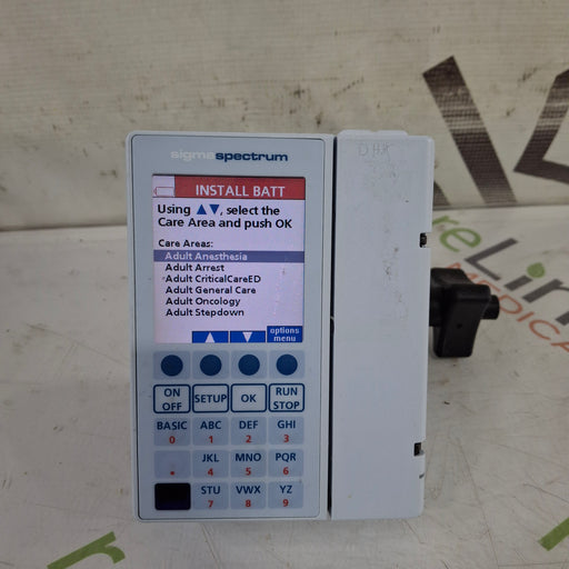 Baxter Baxter Sigma Spectrum 8.00.03 w/o Battery Infusion Pump Infusion Pump reLink Medical