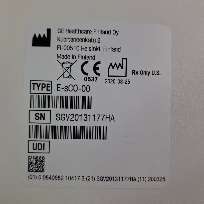 GE Healthcare E-sCO-00 Respiratory Module