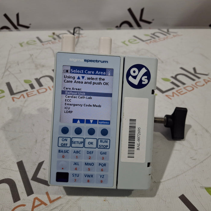 Baxter Baxter Sigma Spectrum 6.05.13 with A/B/G/N Battery Infusion Pump Infusion Pump reLink Medical