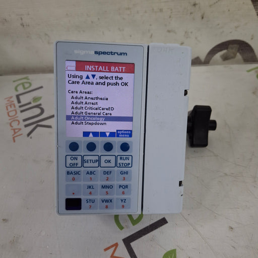 Baxter Baxter Sigma Spectrum 8.00.03 w/o Battery Infusion Pump Infusion Pumps reLink Medical