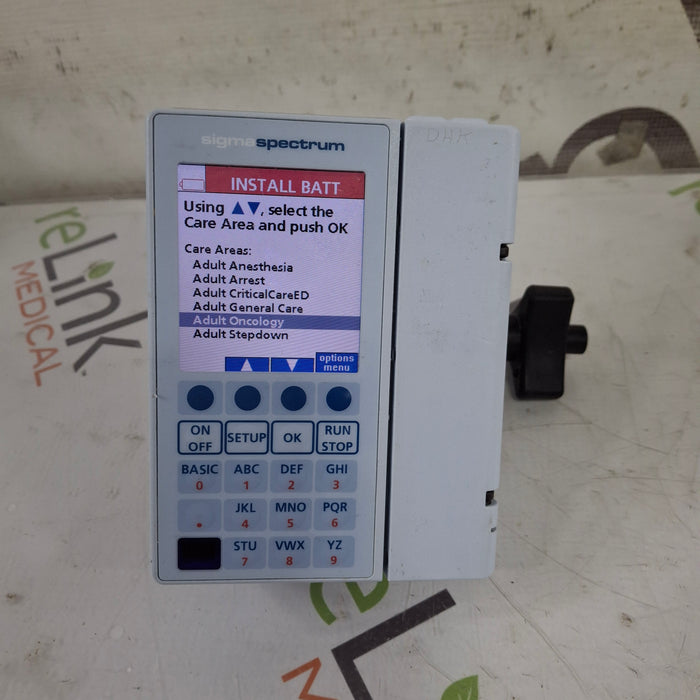 Baxter Sigma Spectrum 8.00.03 w/o Battery Infusion Pump