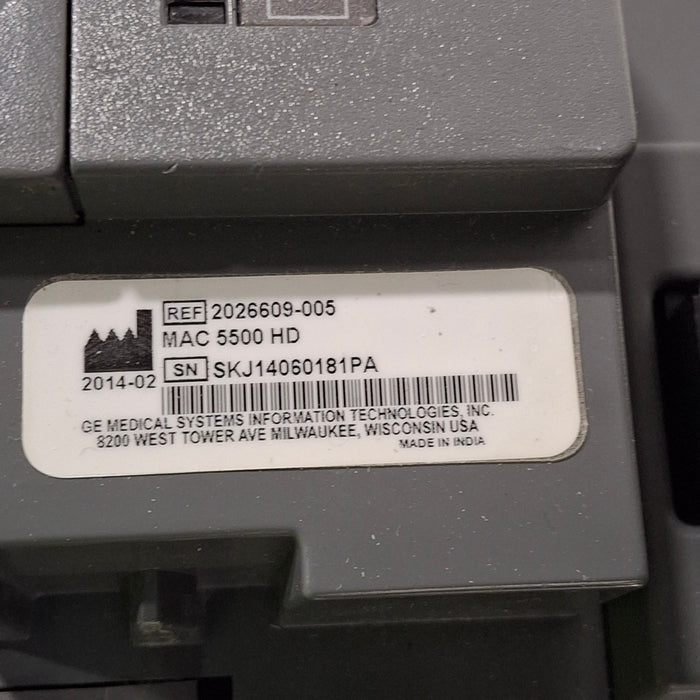 GE Healthcare GE Healthcare MAC 5500 HD ECG without CAM Module Cardiology reLink Medical