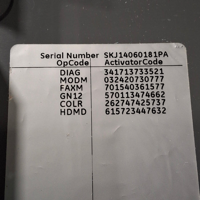 GE Healthcare GE Healthcare MAC 5500 HD ECG without CAM Module Cardiology reLink Medical