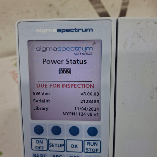 Baxter Baxter Sigma Spectrum 8.00.03 w/o Battery Infusion Pump Infusion Pumps reLink Medical