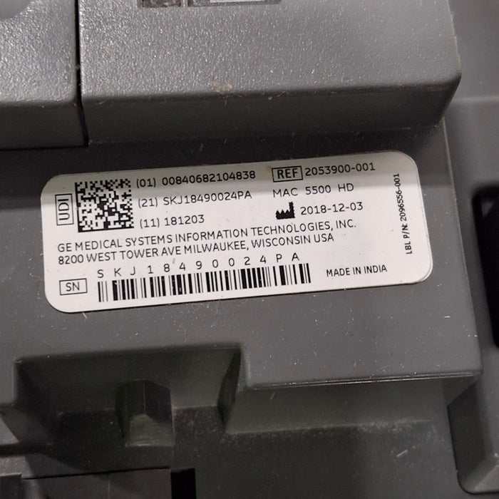 GE Healthcare GE Healthcare MAC 5500 HD ECG without CAM Module Cardiology reLink Medical