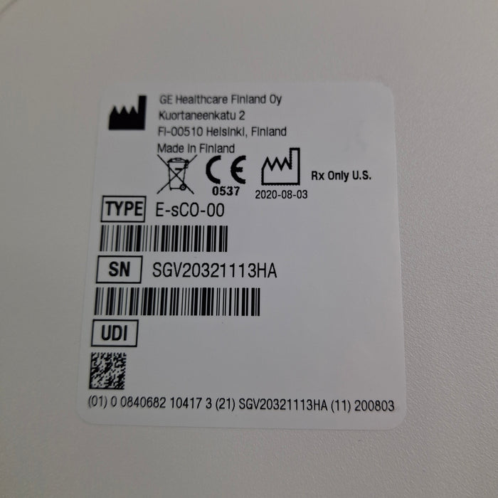 GE Healthcare GE Healthcare E-sCO-00 Respiratory Module Patient Monitors reLink Medical