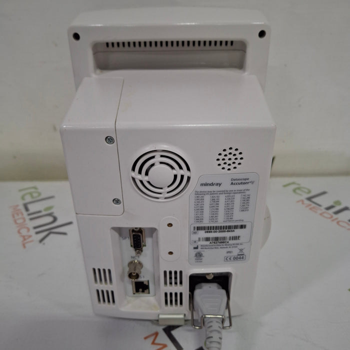Mindray Mindray Datascope Accutorr V Vital Signs Monitor Patient Monitors reLink Medical