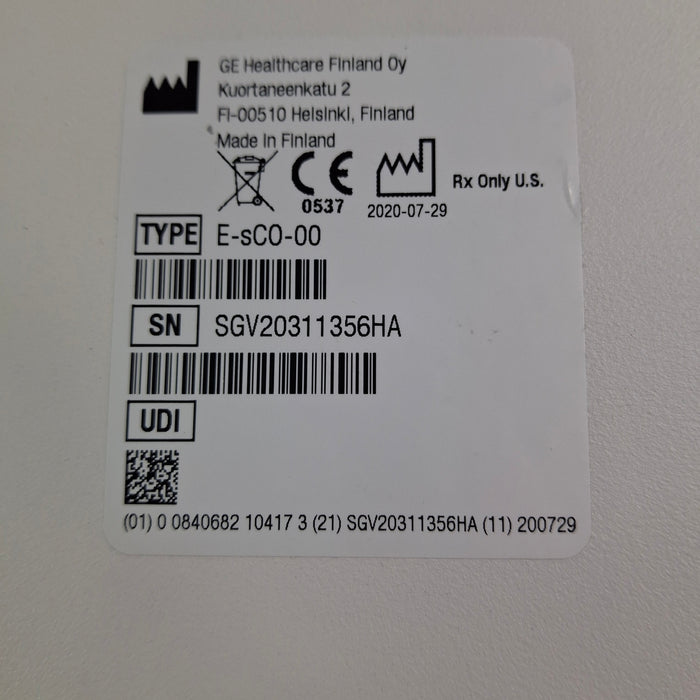 GE Healthcare E-sCO-00 Respiratory Module