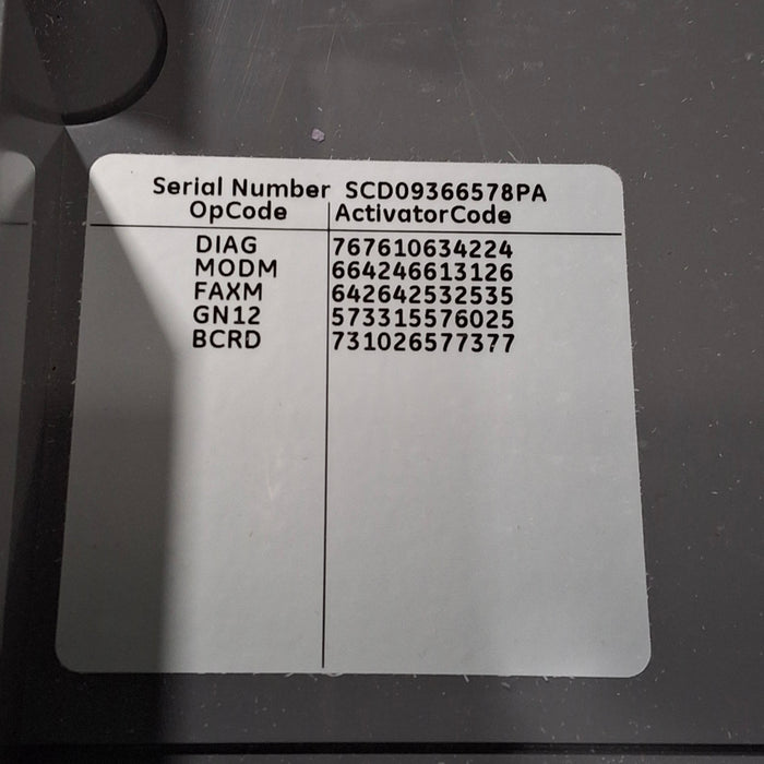 GE Healthcare GE Healthcare MAC 5500 ECG without CAM Module Cardiology reLink Medical