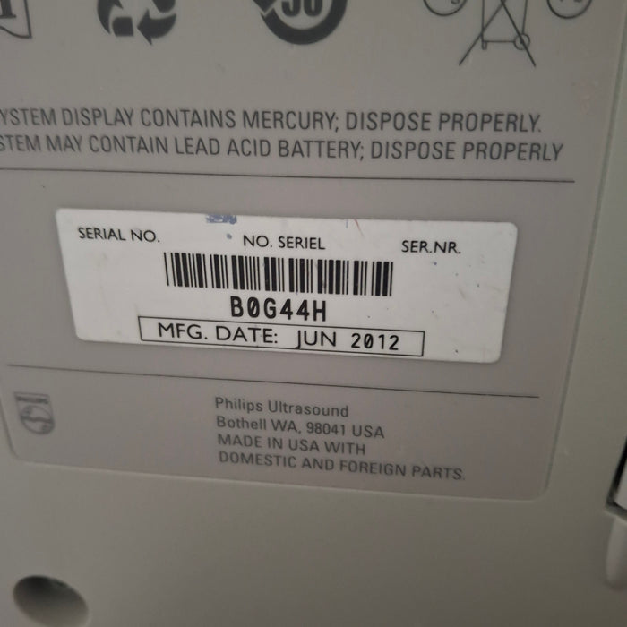 Philips IE33 F-G Cart Ultrasound