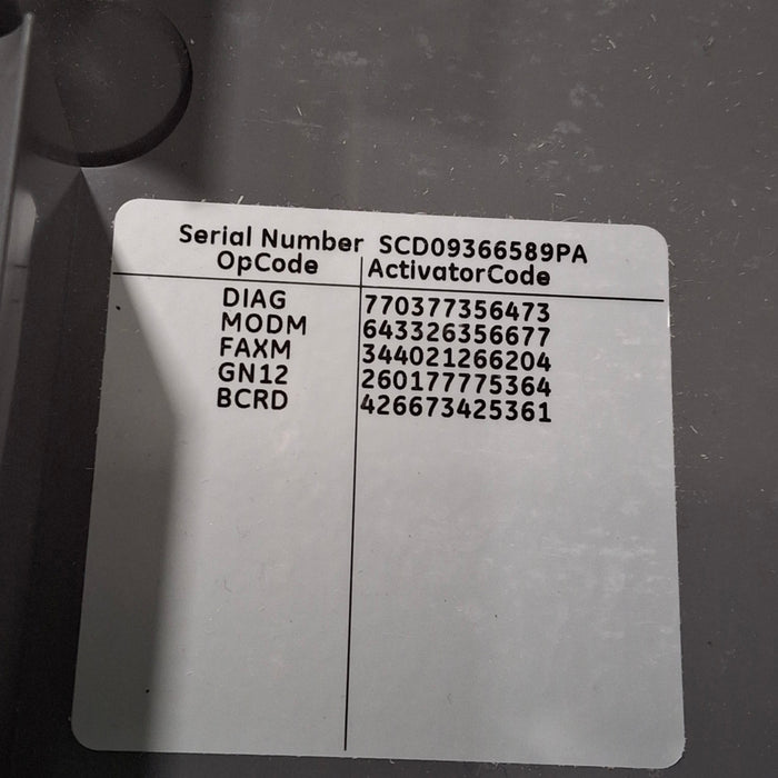 GE Healthcare GE Healthcare MAC 5500 ECG without CAM Module Cardiology reLink Medical