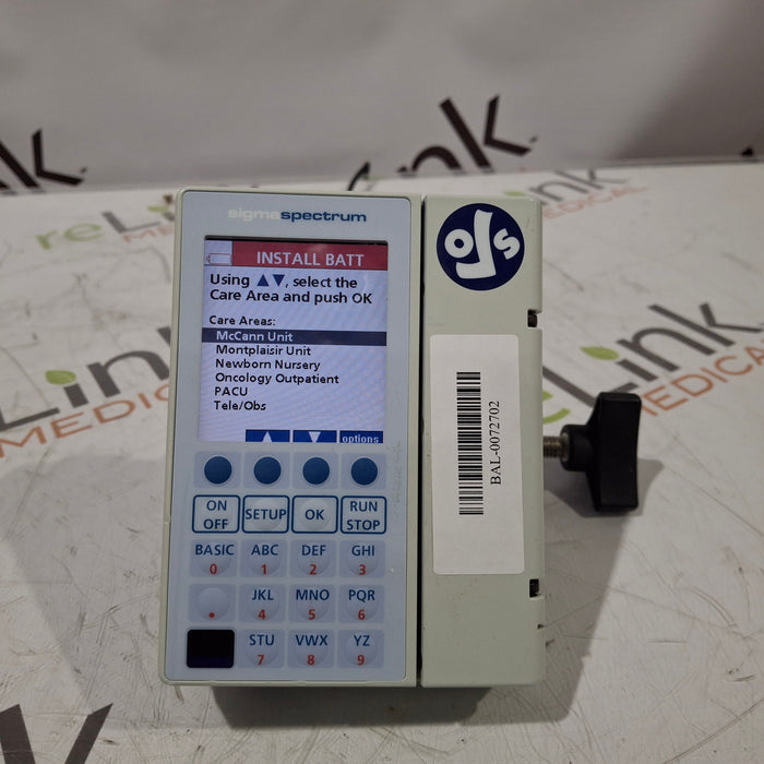 Baxter Sigma Spectrum 6.05.13 without Battery Infusion Pump