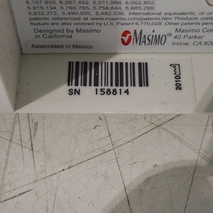 Masimo Masimo Radical 7 Pulse Oximeter w/ Base Patient Monitors reLink Medical