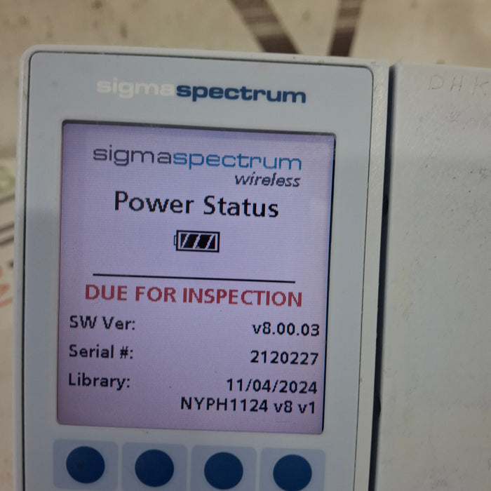 Baxter Baxter Sigma Spectrum 8.00.03 w/o Battery Infusion Pump Infusion Pump reLink Medical
