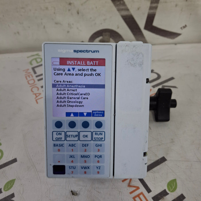 Baxter Baxter Sigma Spectrum 8.00.03 w/o Battery Infusion Pump Infusion Pump reLink Medical