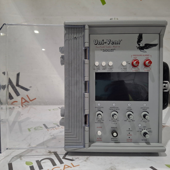 Impact Instrumentation Inc. Impact Instrumentation Inc. Uni-Vent 754 Portable Ventilator Respiratory reLink Medical
