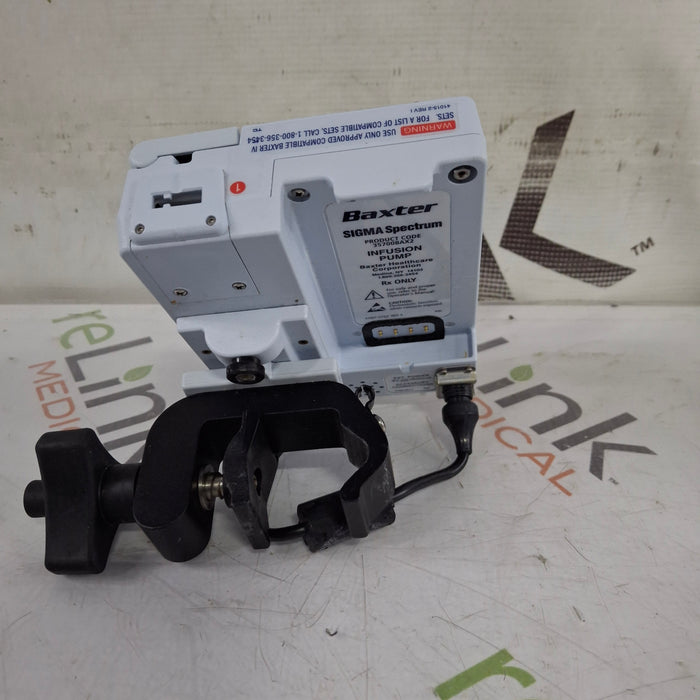 Baxter Baxter Sigma Spectrum 8.01.01 w/o Battery Infusion Pump Infusion Pump reLink Medical